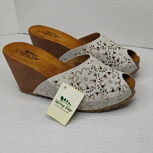 Spring Step Women's Wedge Sandals - Size 37 IT / 7 US – New with Tags